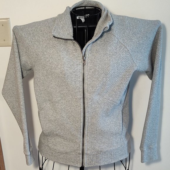 Karissa & Me gray, waffle knit jacket, excellent condition, size S - Picture 1 of 5
